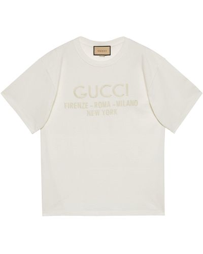 Gucci Cotton Logo T-shirt - White