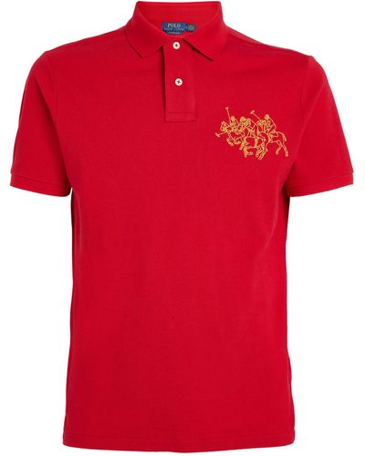 Polo Ralph Lauren Lunar New Year Polo Pony Polo Shirt - Red