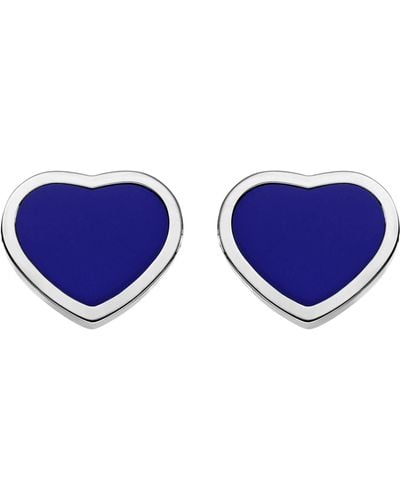 Chopard Happy Hearts Stud Earrings - Blue