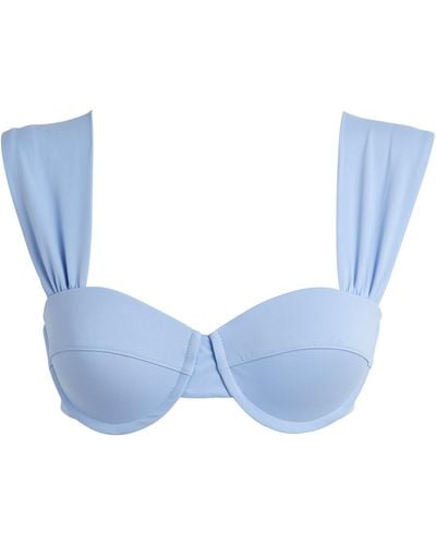Evarae Audrey Balconette Bikini Top - Blue