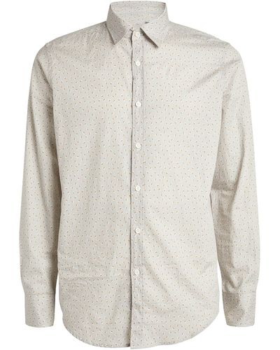 Canali Mint Leaf Shirt - White