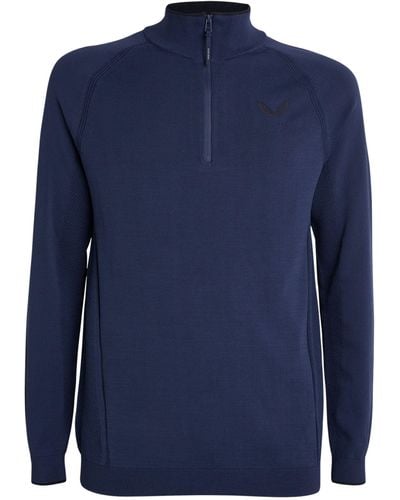 Castore Quarter-zip Sweater - Blue