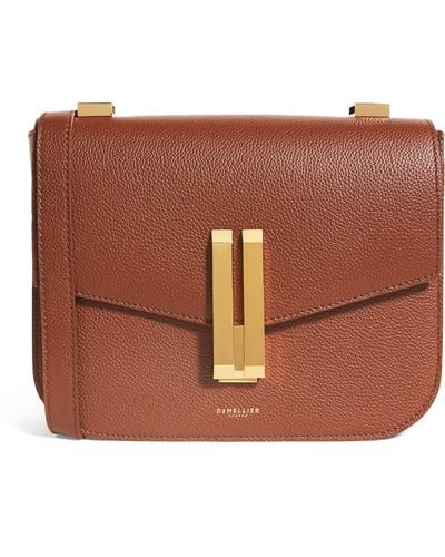 DeMellier London Leather Vancouver Cross-body Bag - Brown