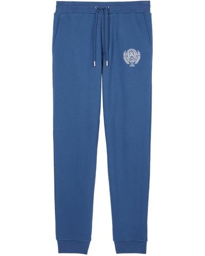 The Kooples Cotton Logo Sweatpants - Blue