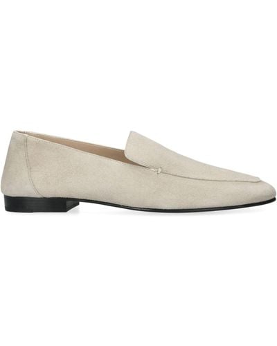Le Monde Beryl Suede Loafers - White