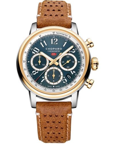 Chopard Yellow Gold And Lucent Steel Mille Miglia Chronograph Watch 40.5mm - Metallic
