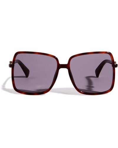 Max Mara Oversized Square Sunglasses - Purple