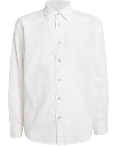 Rag & Bone Cotton-hemp Finch Shirt - White