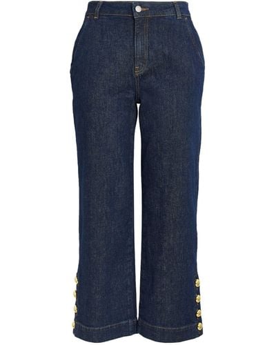 Jonathan Simkhai Wide-leg Hyra Jeans - Blue