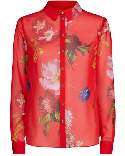 Ted Baker Eevilin Berry Blouse - Red