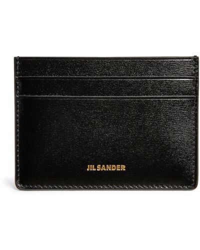 Jil Sander Leather Cardholder - Black