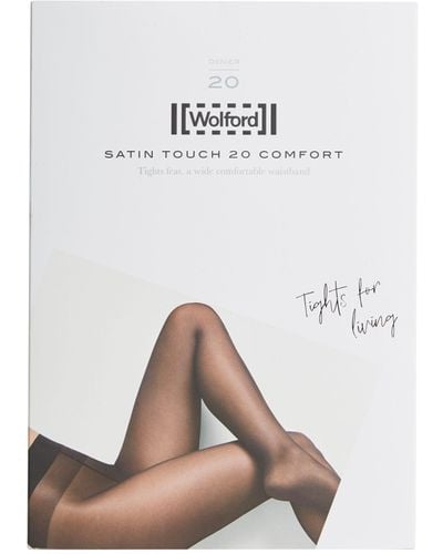 Wolford Satin Touch 20 Comfort Tights - White