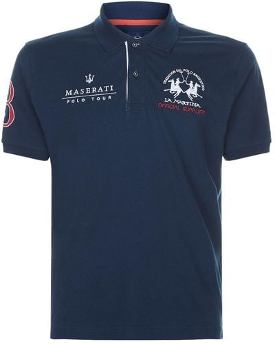 La Martina Maserati Polo Shirt - Blue