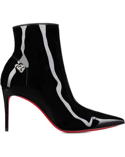 Janetta - Low Boots - Calf Leather - Black - Christian Louboutin