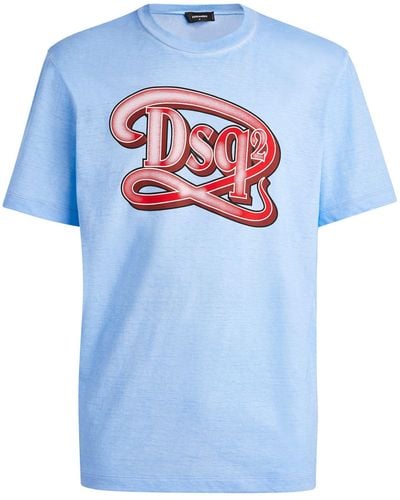 DSquared² Logo T-shirt - Blue