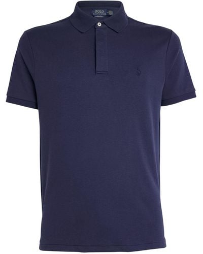 Polo Ralph Lauren Covered-placket Polo Shirt - Blue