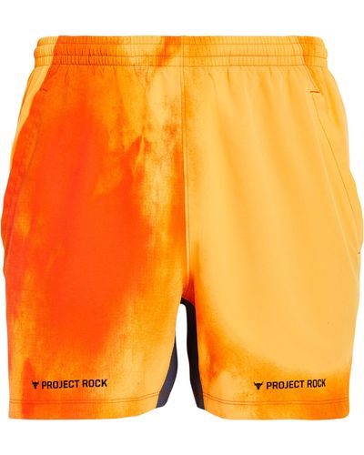 Under Armour Project Rock Ultimate Shorts - Orange