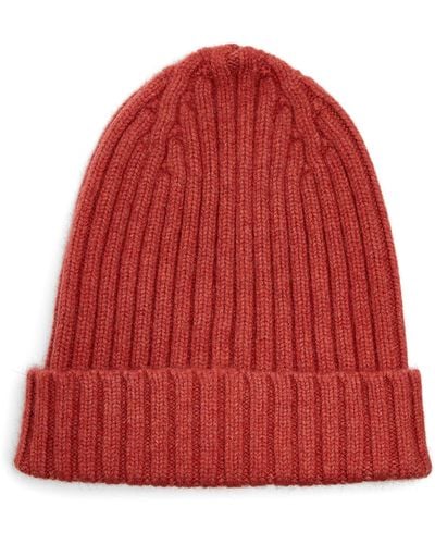 Le Bonnet Wool Ribbed Beanie - Red