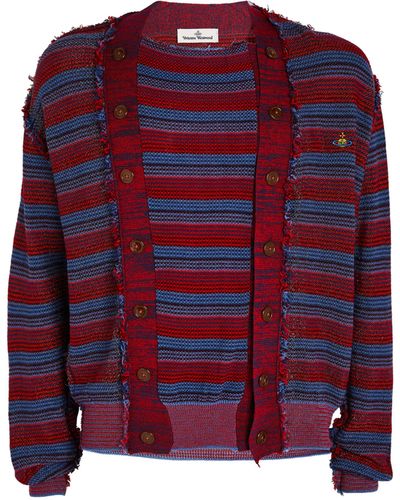 Vivienne Westwood Broken Stitch Sweater - Red