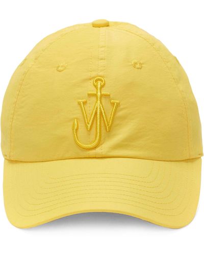 JW Anderson Anchor Logo Baseball Cap - Yellow