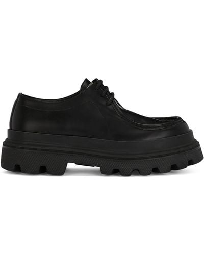 Dolce & Gabbana Lug-sole Derby Shoes - Black