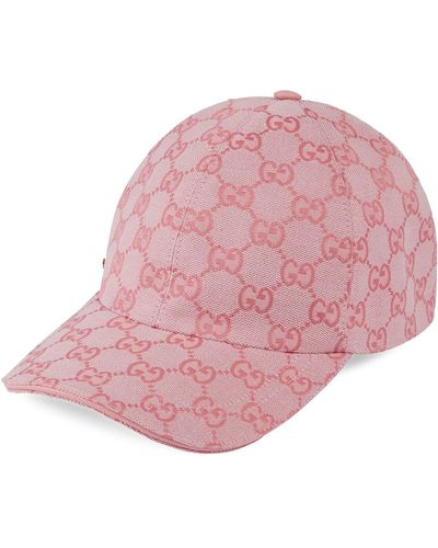 Gucci Gg Baseball Cap - Pink