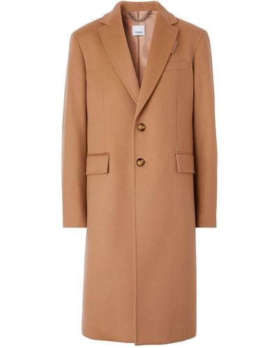 Burberry Wool-cashmere Pea Coat - Brown