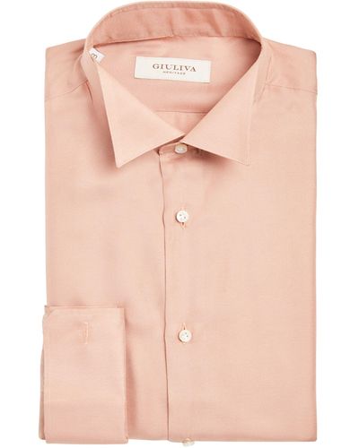 Giuliva Heritage Silk-blend Shirt - Pink