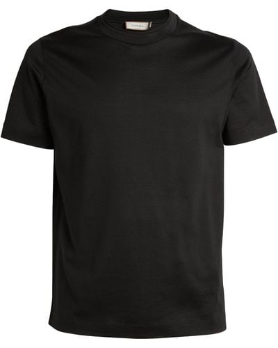 Canali Cotton T-shirt - Black