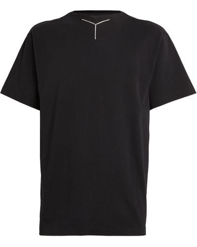 Y. Project Cotton Logo-embellished T-shirt - Black