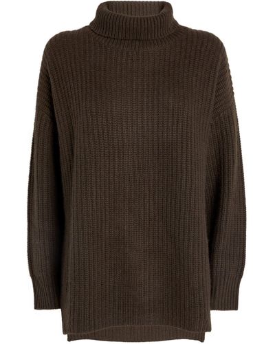 Lisa Yang Therese High Neck Sweater - Brown