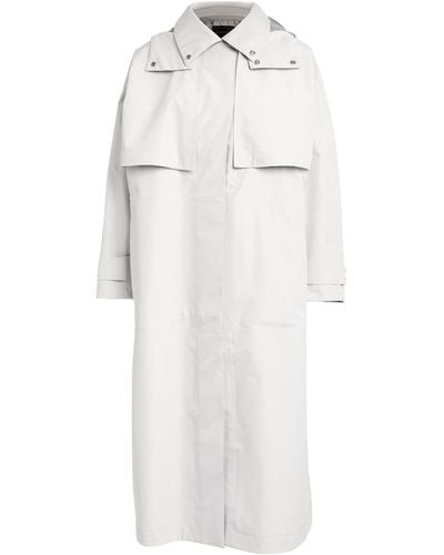 Herno Laminar Belted Trench Coat - White