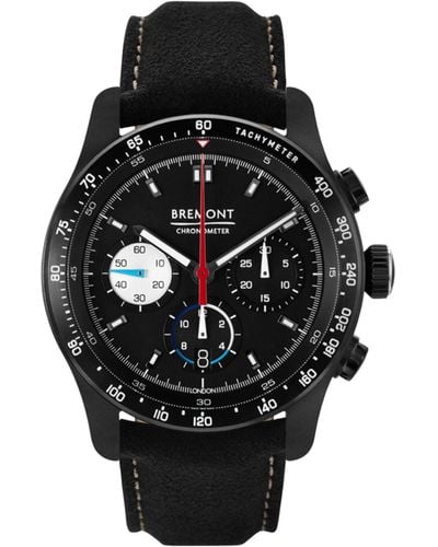 Bremont X Williams Racing Stainless Steel Wr-45 Chronograph Watch 43mm - Black