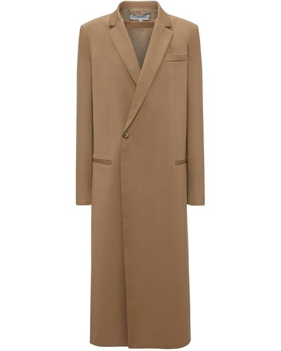 JW Anderson Double-breasted Tailored Coat - Natural