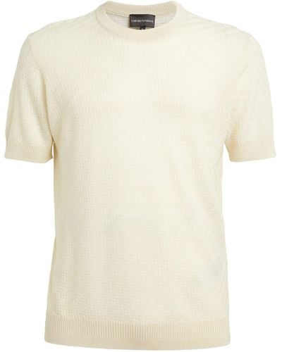 Emporio Armani Short-sleeve Sweater - White