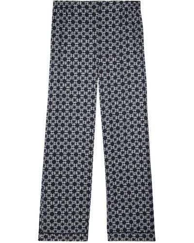 The Kooples Chain Print Trousers - Grey