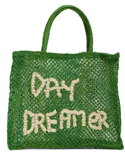 The Jacksons Large Day Dreamer Tote Bag - Green
