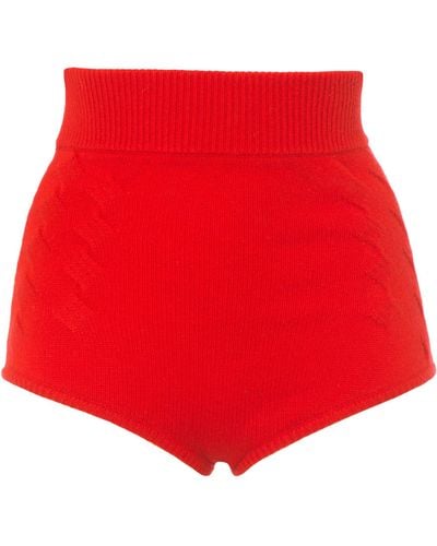 Cashmere In Love Wool-cashmere Mimie Briefs - Red