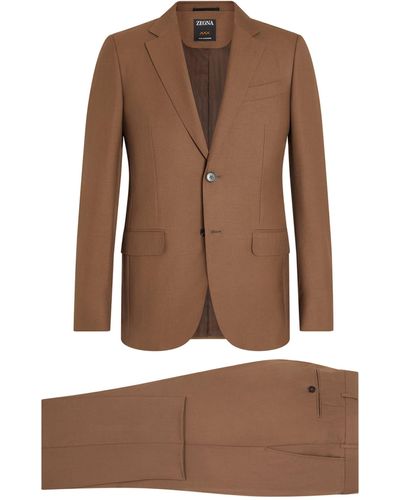 Zegna Oasi Cashmere 2-piece Suit - Brown