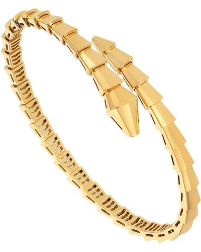 BVLGARI Yellow Gold Serpenti Viper Bracelet - Metallic