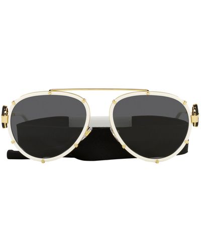 Versace Vintage Icon Pilot Sunglasses - Black