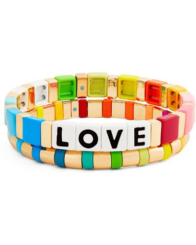 Roxanne Assoulin Duo Love Rainbow Bracelet - Multicolour