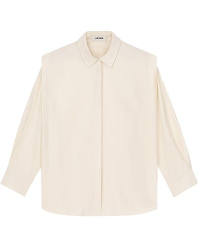 Aeron Cotton-blend Elysee Shirt - Natural