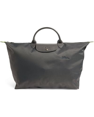Longchamp Extra Large Le Pliage Green Travel Bag - Black