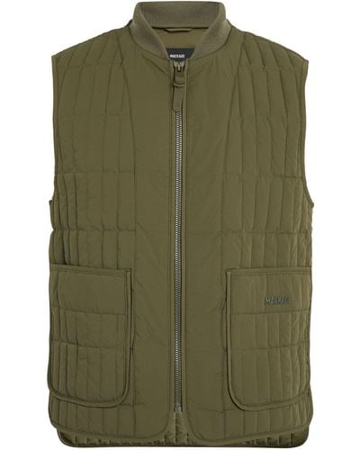 Mackage Quilted Barrel Gilet - Green