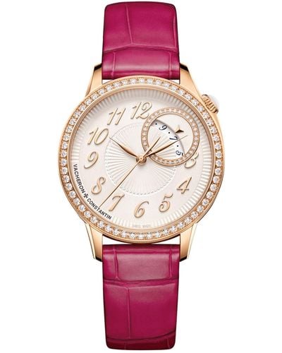 Vacheron Constantin Rose Gold And Diamond Egérie Watch 35mm - Pink