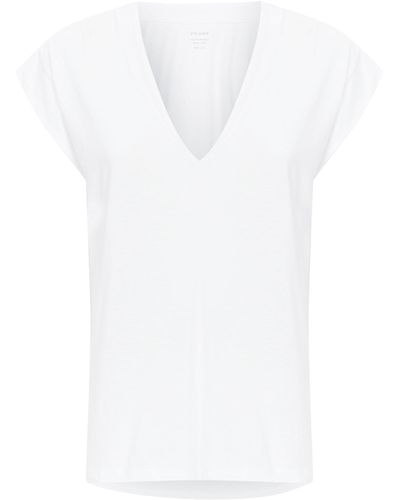 FRAME Cotton Le Mid Rise T-shirt - White