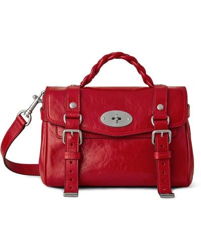 Mulberry Mini Leather Alexa Cross-body Bag - Red