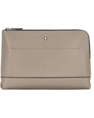 Montblanc Leather Meisterstück Selection Soft Pouch - Natural