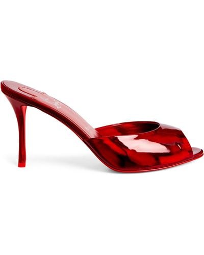 Christian Louboutin Me Dolly Patent Leather Mules 85 - Red